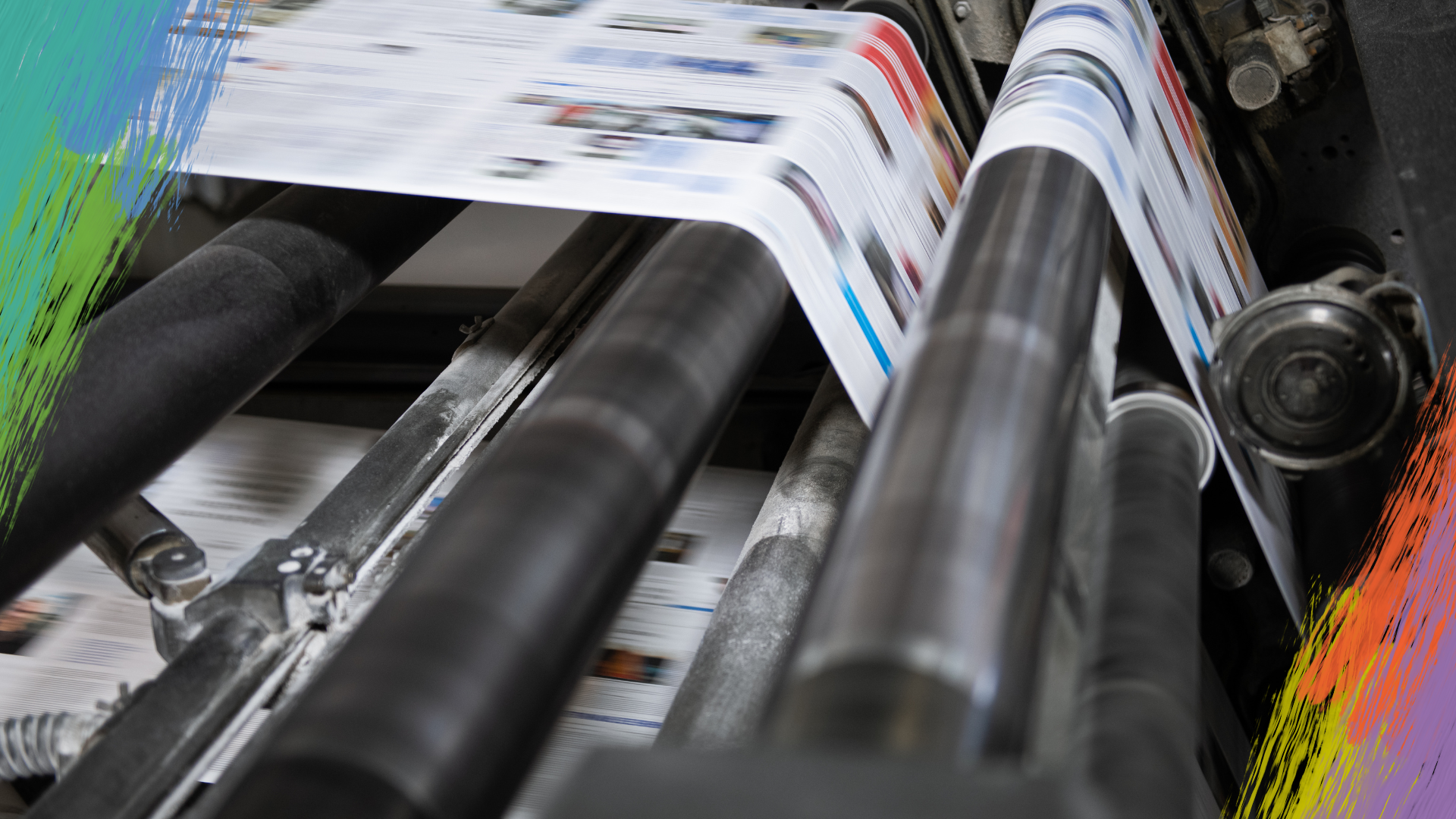 Corporate priting banner